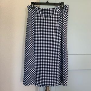 Gingham Pencil Skirt